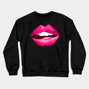 Watercolor Lips Crewneck Sweatshirt